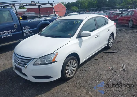 2015 Nissan Sentra S from USA, damaged, VIN 3N1AB7AP5FY282642